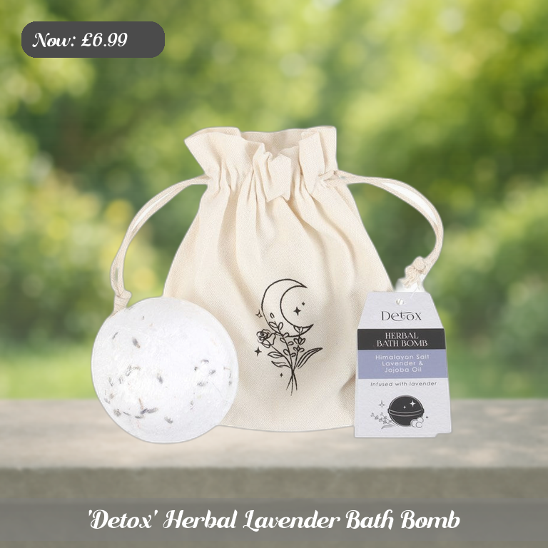 'Detox' Herbal Lavender Bath Bomb Ad 5