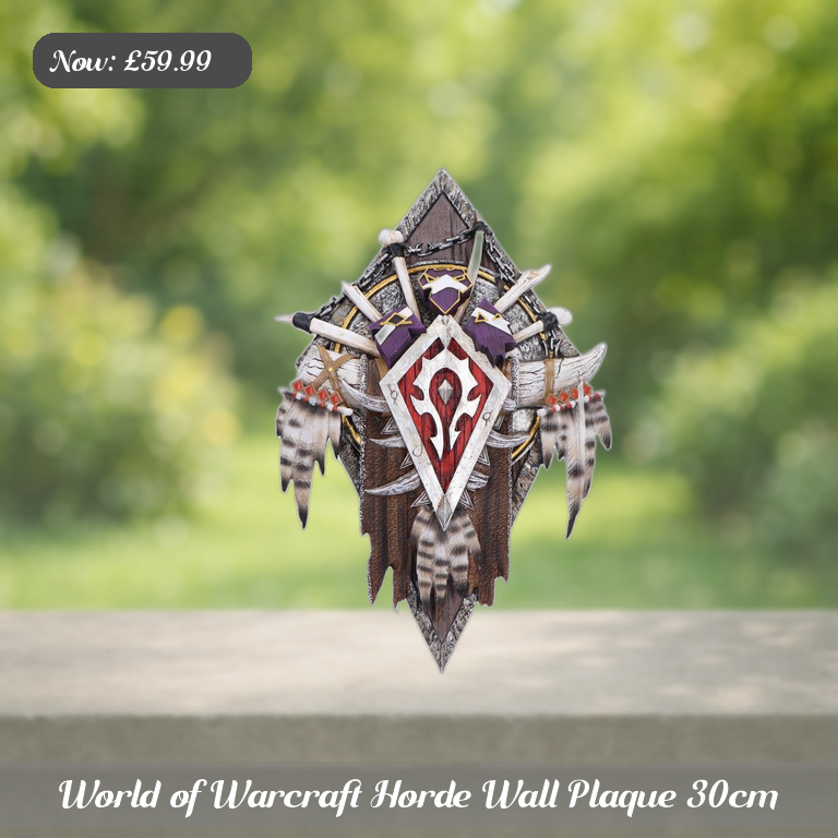World of Warcraft Horde Wall Plaque 30cm Ad 5