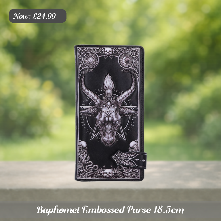 Baphomet Embossed Purse 18.5cm Ad 5