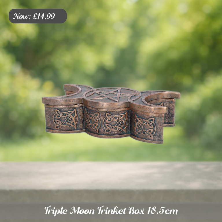 Triple Moon Trinket Box 18.5cm Ad 5