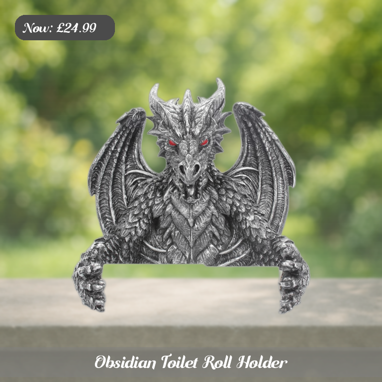 Obsidian Toilet Roll Holder Ad 5
