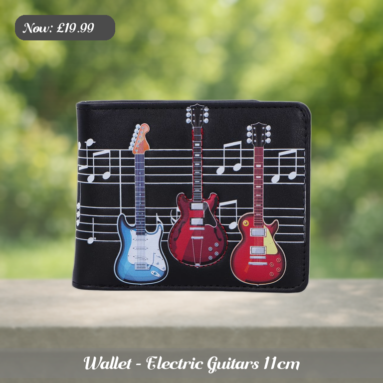 Wallet - Electric Guitars 11cm Ad 5