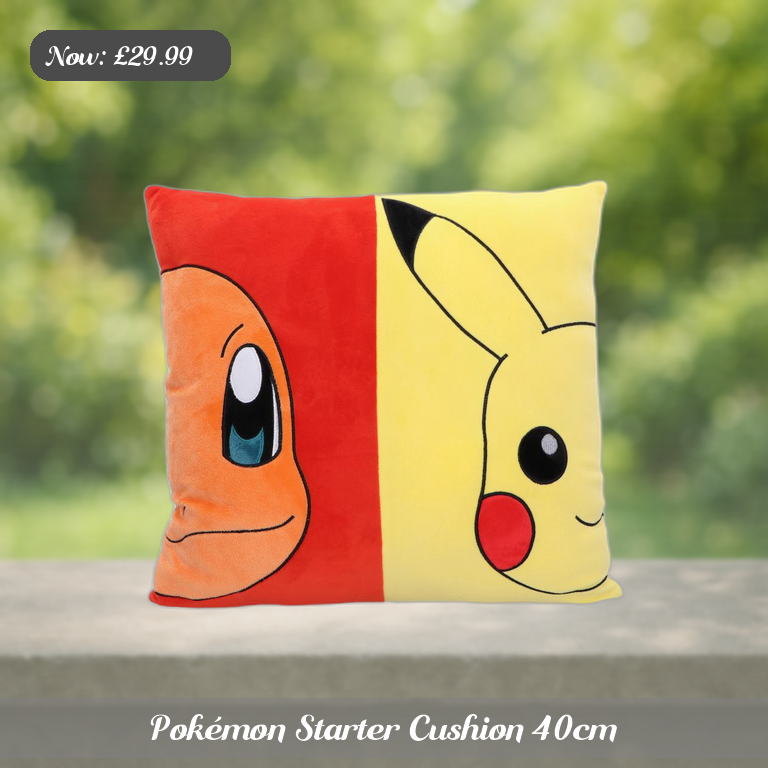 Pokémon Starter Cushion 40cm Ad 5