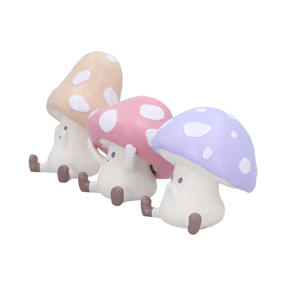 Three Wise Toadstools 8.5cm