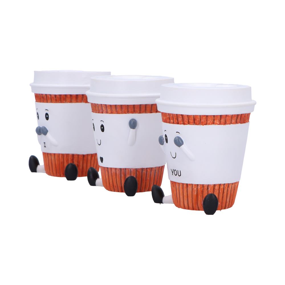 Three Wise Coffee Cups 7cm