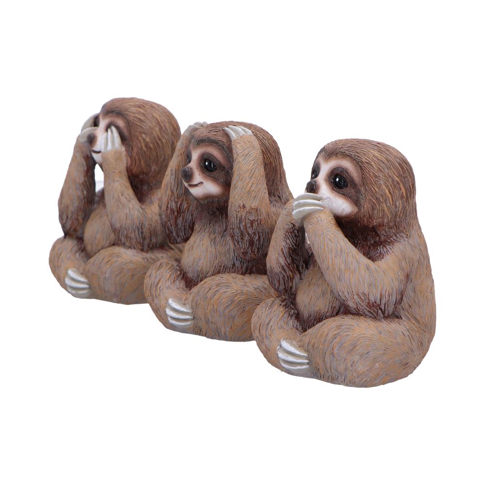 Three Wise Sloths 8cm