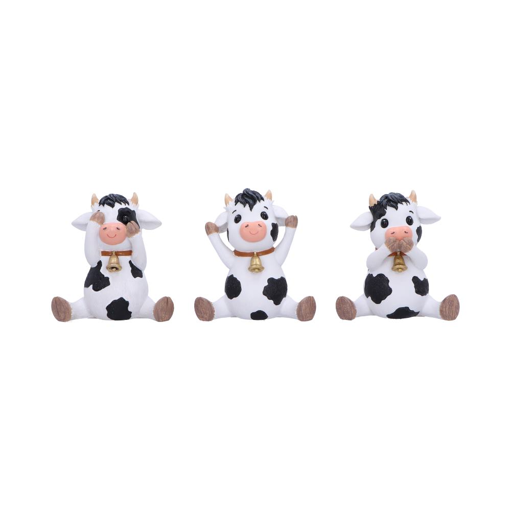 Three Wise Cows 9cm