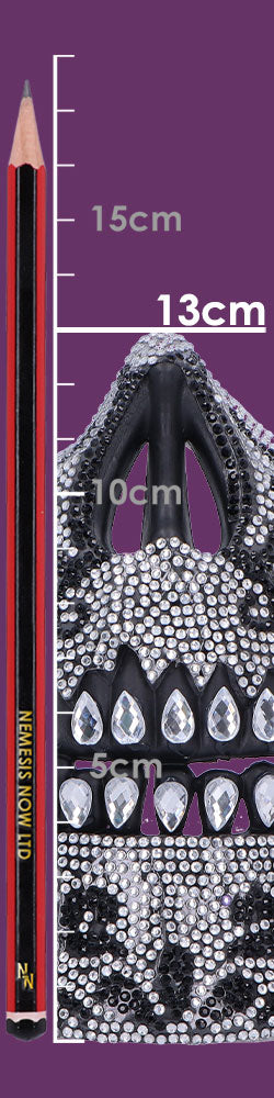 Jewelled Masquerade (Silver) 17.5cm