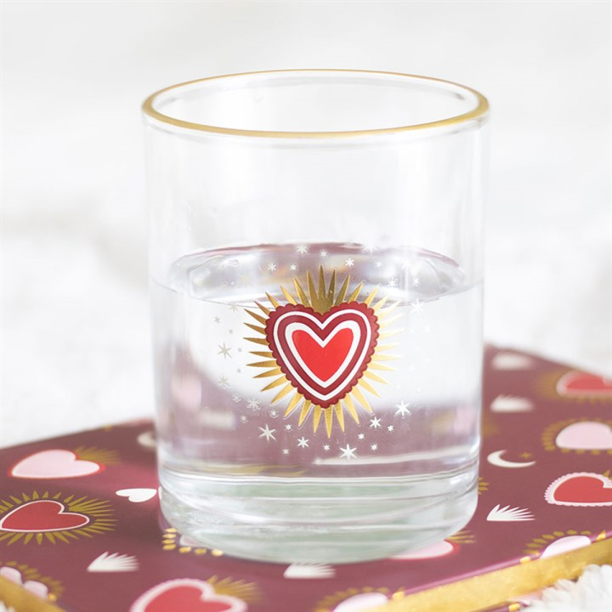Sacred Heart Drinking Glass 10cm