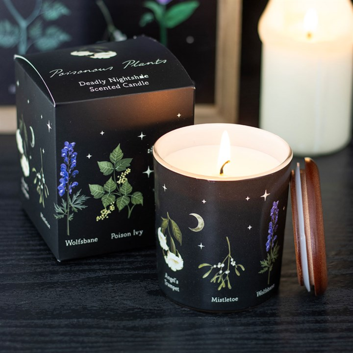 Deadly Nightshade Scented Candle 8.5cm