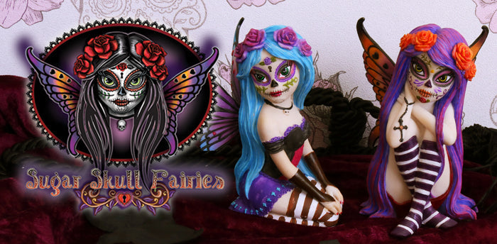 Sugar Skull Fairies |The Fairies of Comparsa