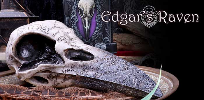 EDGAR'S RAVEN | "NEVERMORE."