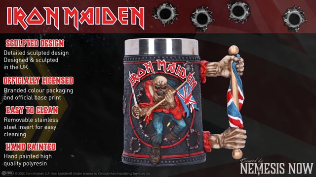 Iron Maiden Tankard 14cm