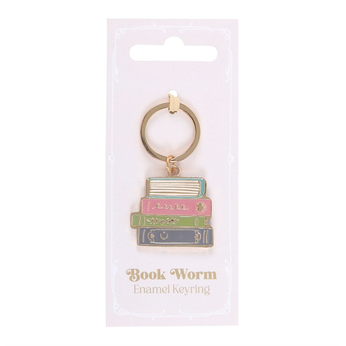 Book Worm Keyring 6cm