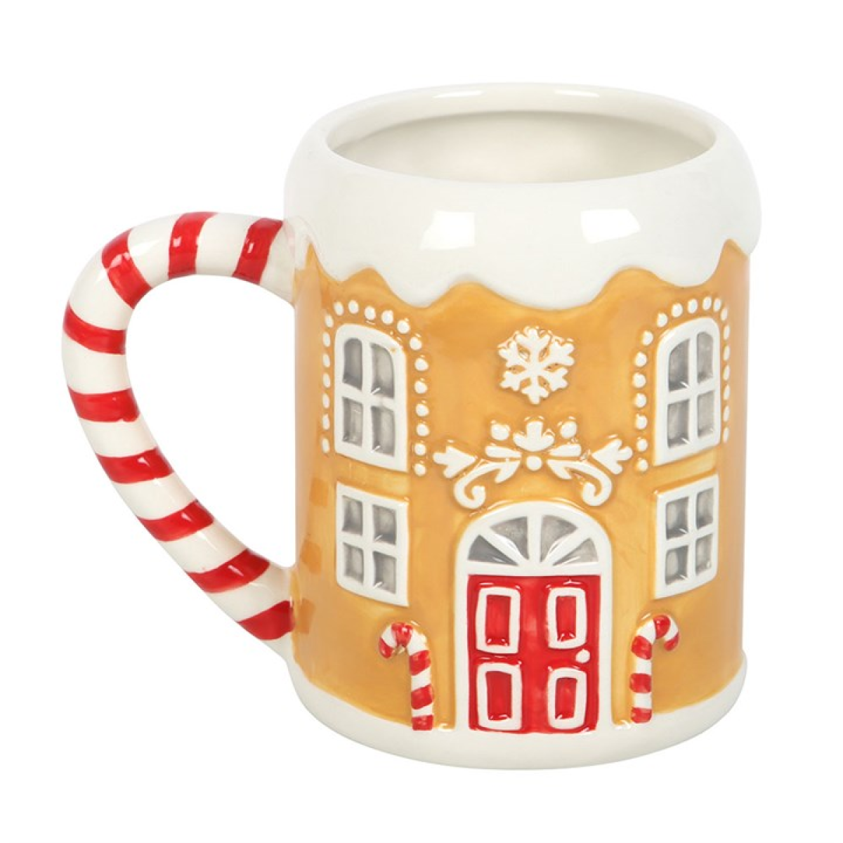 Candy Cane Gingerbread House Mug 11cm