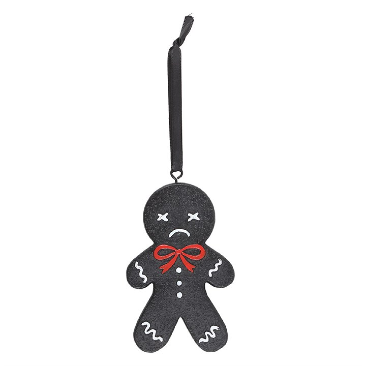 Spooky Gingerbread Man Hanging Ornament