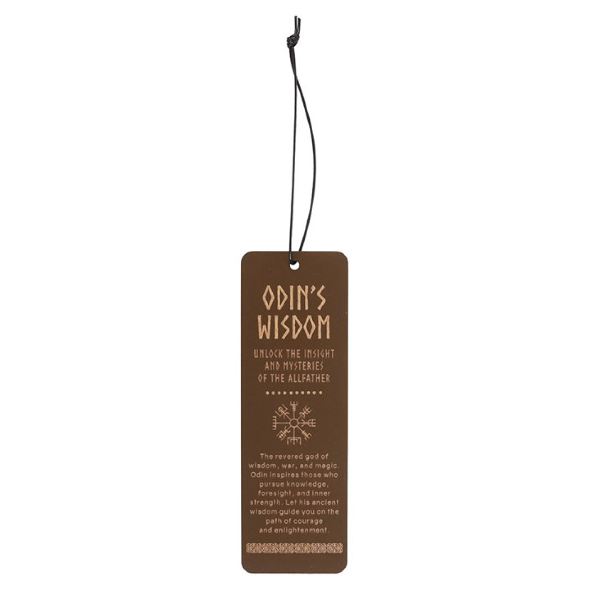 Odin's Wisdom Wooden Bookmark 15cm