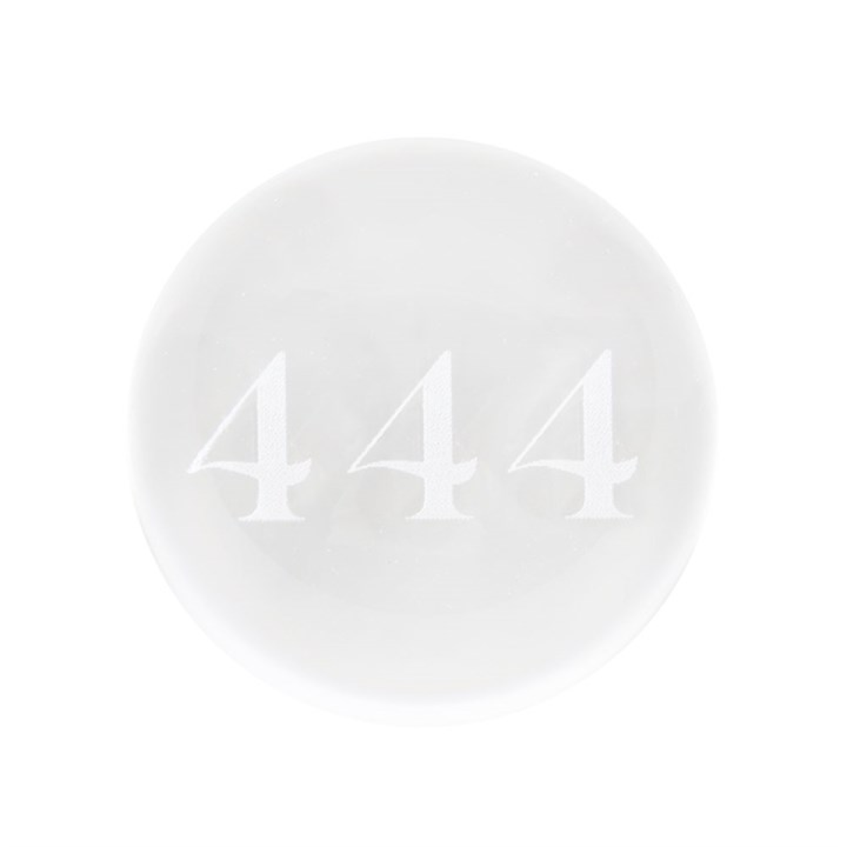444 Angel Number Crystal Ball 3.8cm