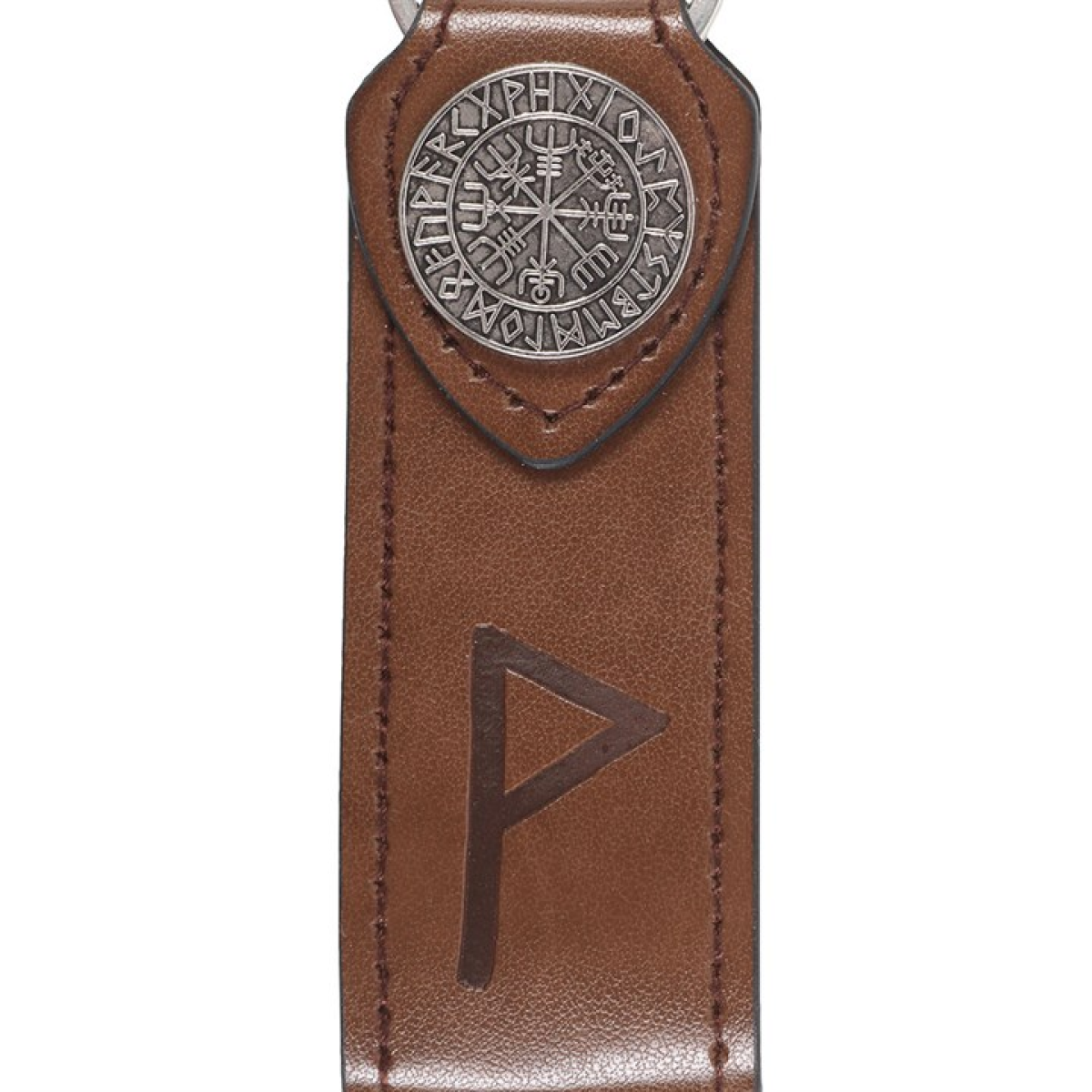 Joy Viking Rune Faux Leather Keyring 11cm