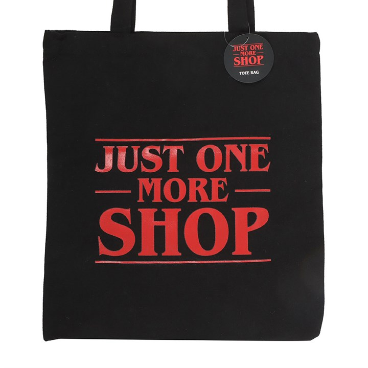 Just One More Shop Polycotton Tote Bag 35cm
