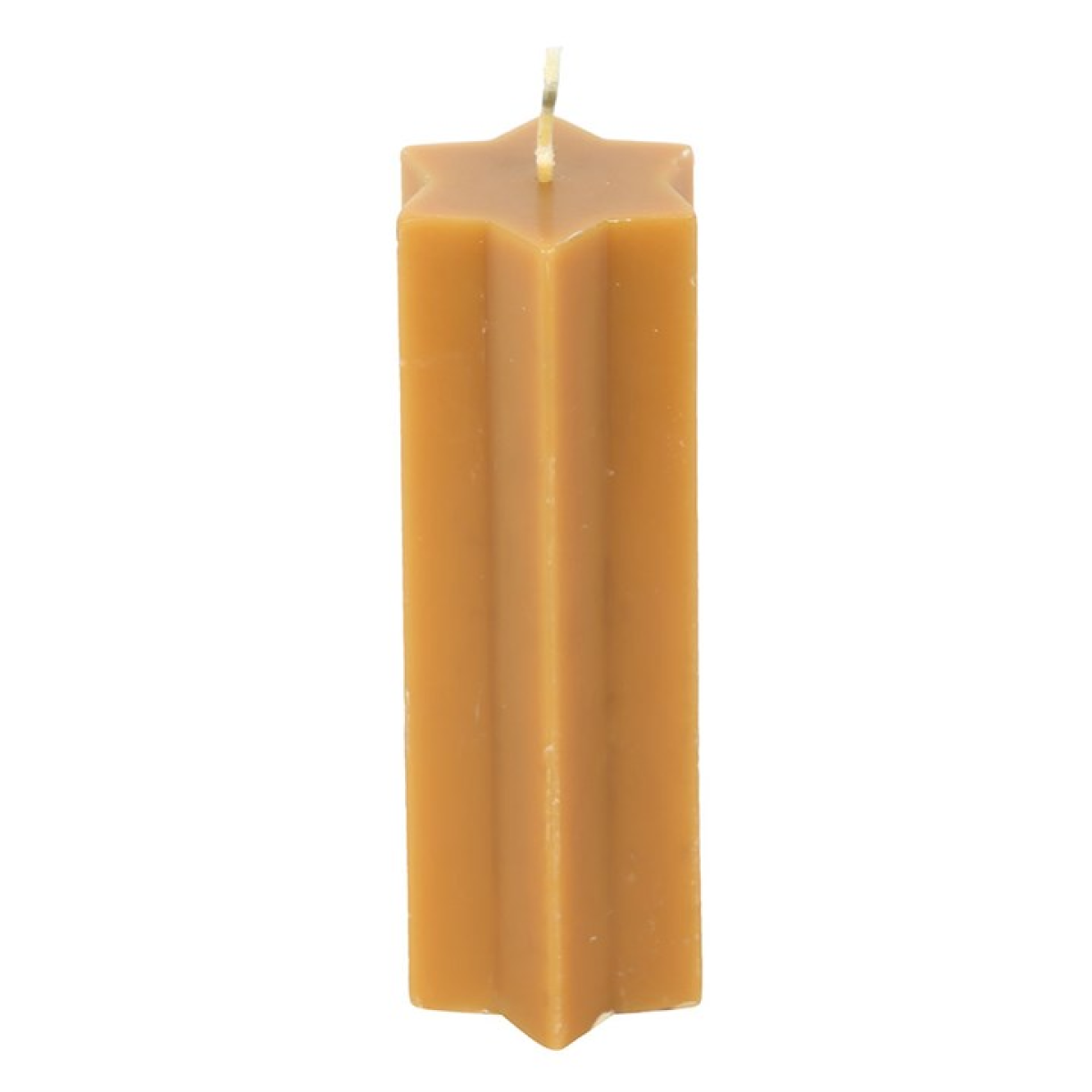 Gold Starry Night Star Shaped Taper Candle 15cm