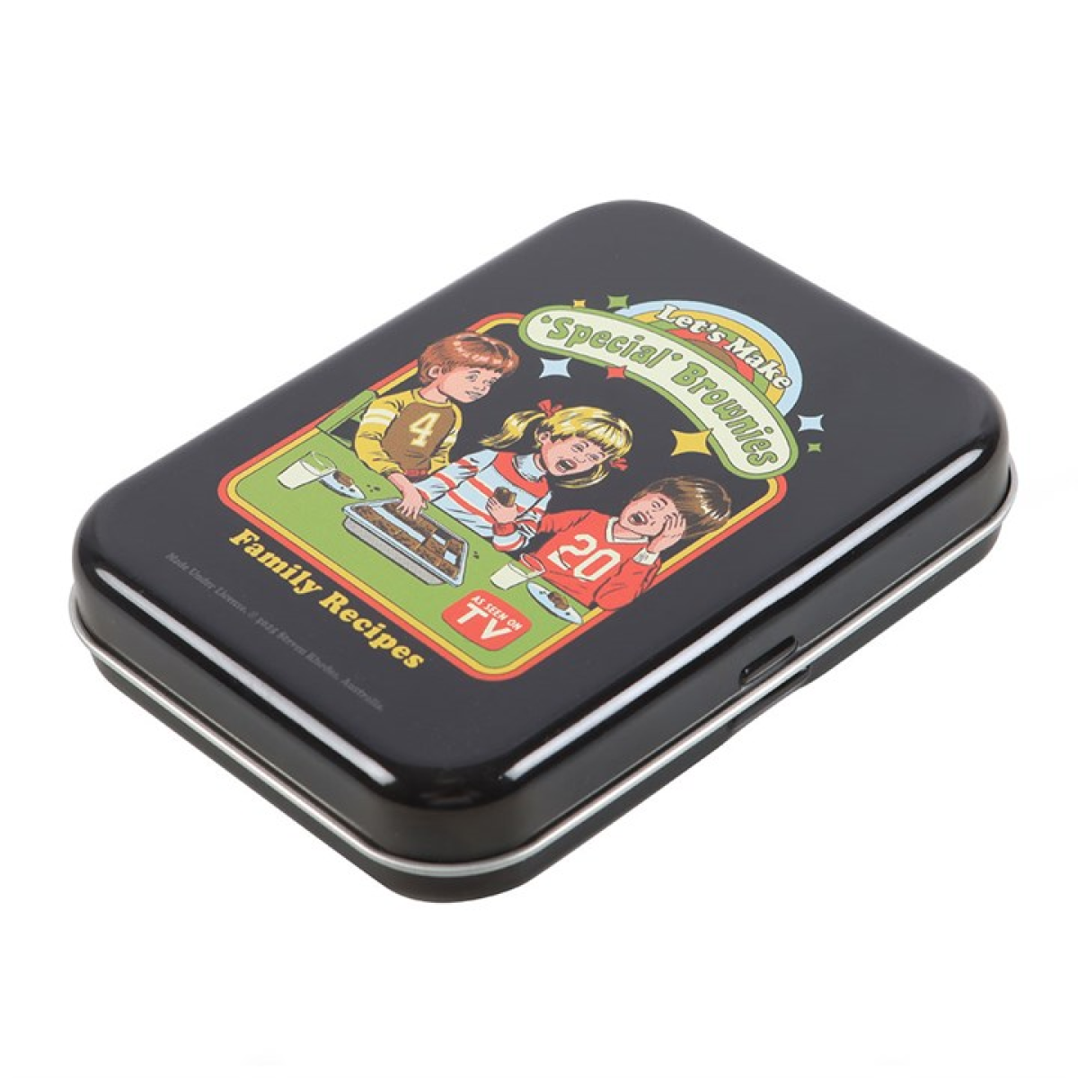 Let's Make Brownies Stash Tin by Steven Rhodes 8.5cm