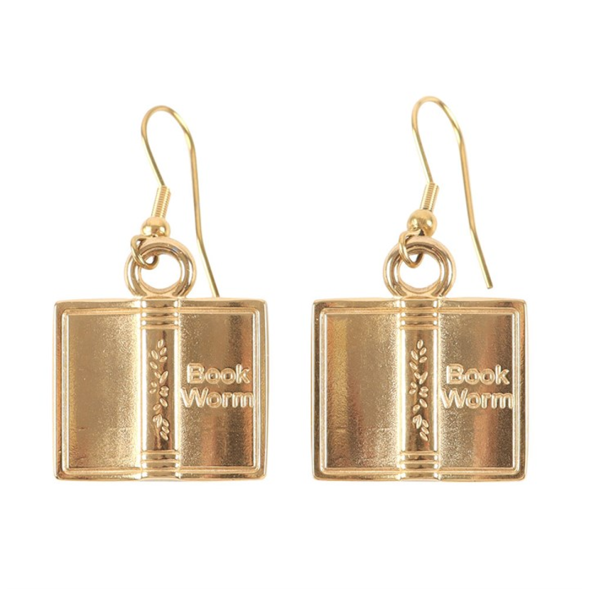 Book Worm Earrings 4.5cm