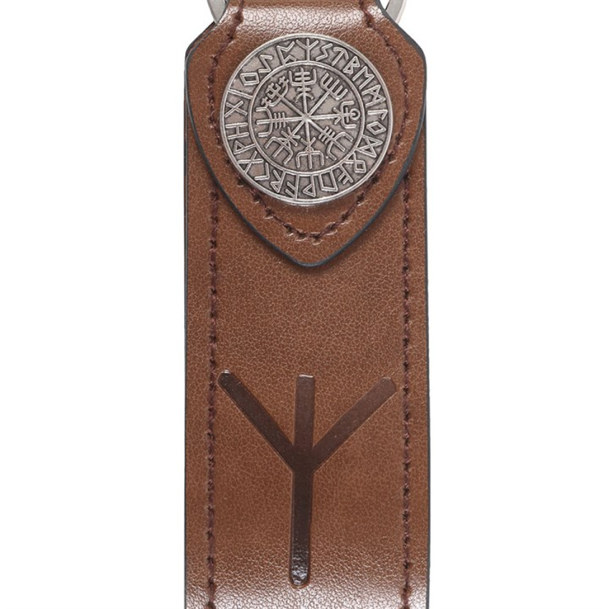 Protection Viking Rune Faux Leather Keyring 11cm