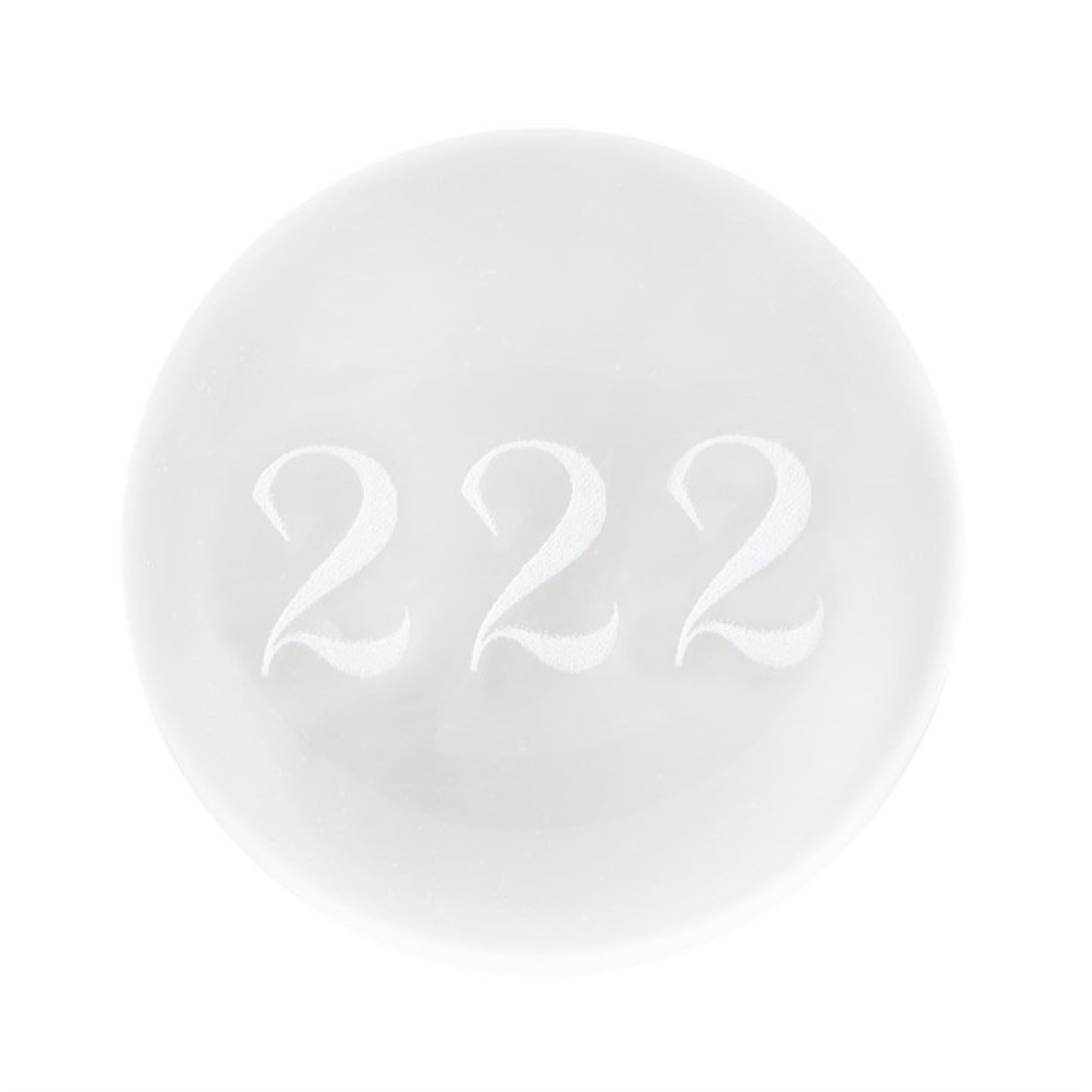 222 Angel Number Crystal Ball 4cm