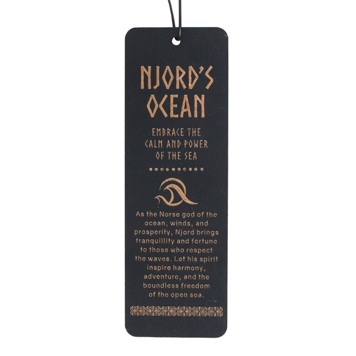 Njord's Ocean Wooden Bookmark 15cm