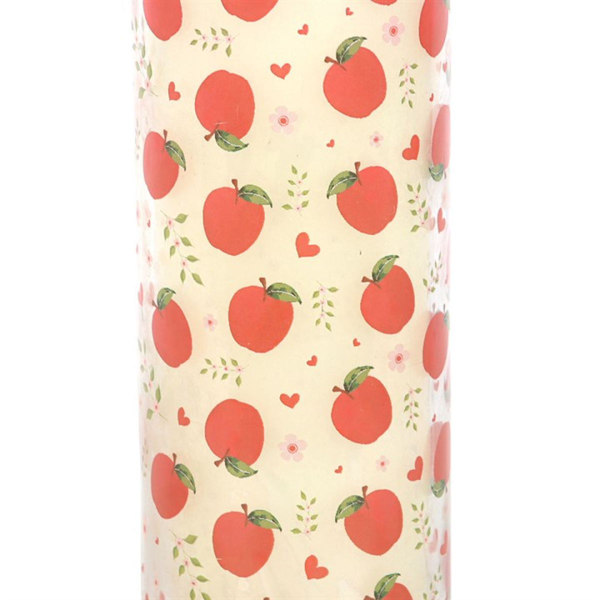 Apple Print Apple Pie Tube Candle 21cm