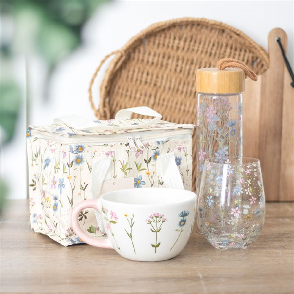 Blooming Lovely Floral Lunch Bag 21cm