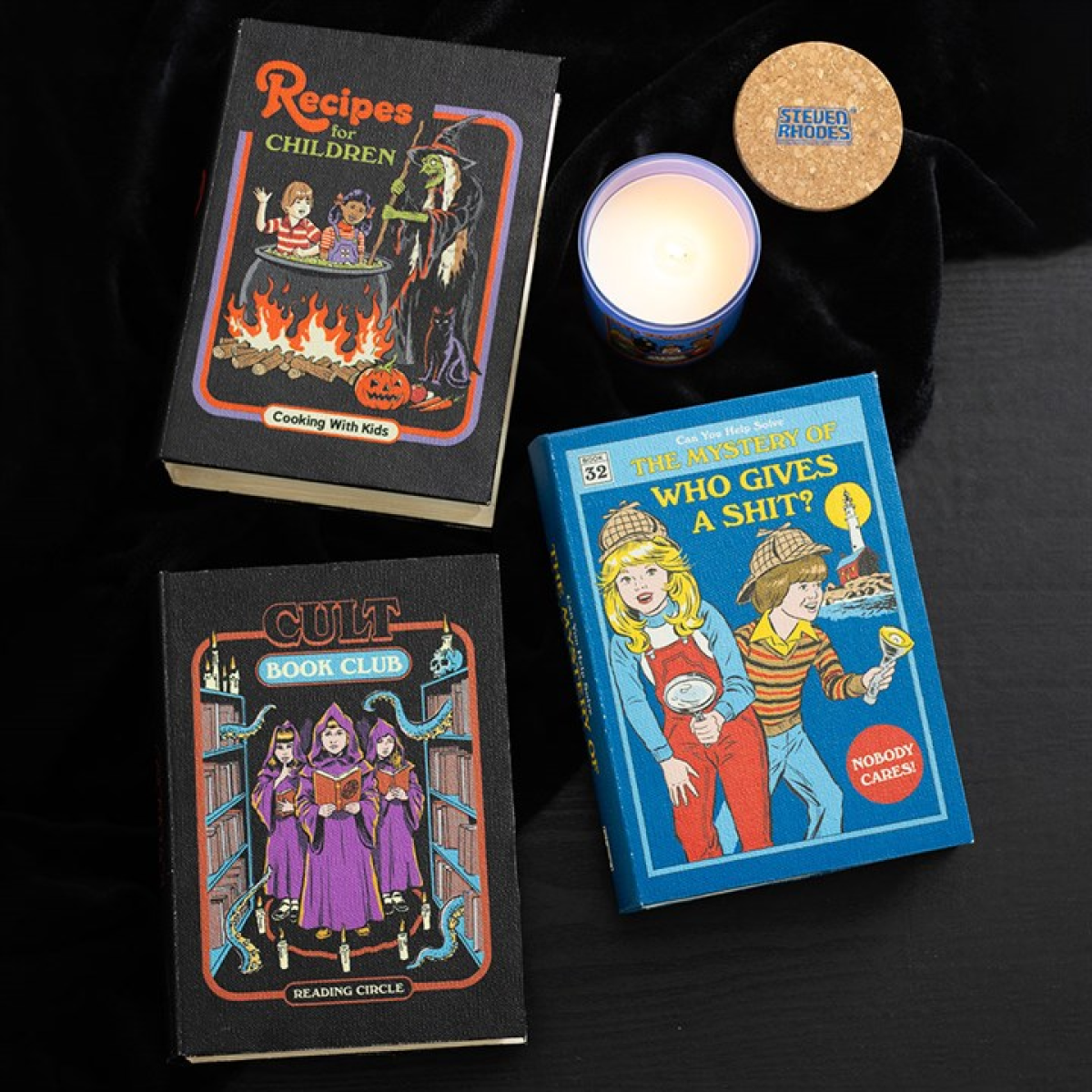 Recipes for Children Book Shaped Storage Box by Steven Rhodes 21cm