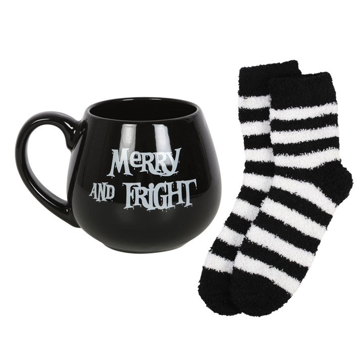 Merry and Fright Mug and Socks Set 9.5cm