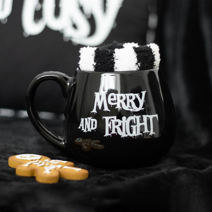 Merry and Fright Mug and Socks Set 9.5cm