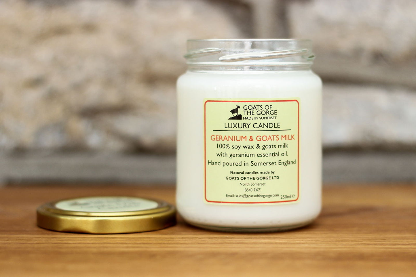 Goats Milk Geranium Candle