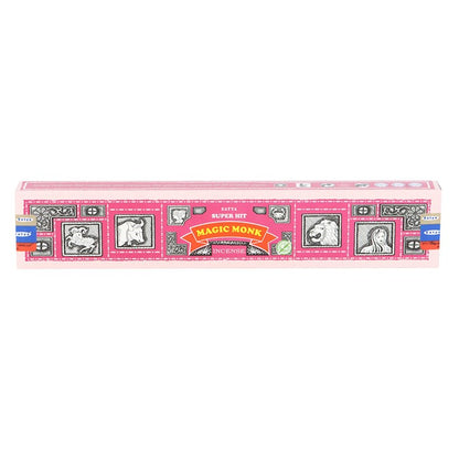 12 Packs of Superhit Magic Monk Incense Sticks by Satya