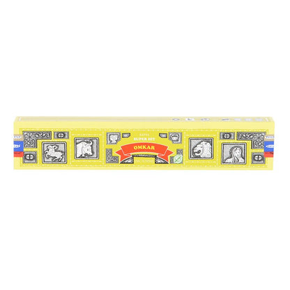12 Packs of Superhit Omkar Incense Sticks by Satya