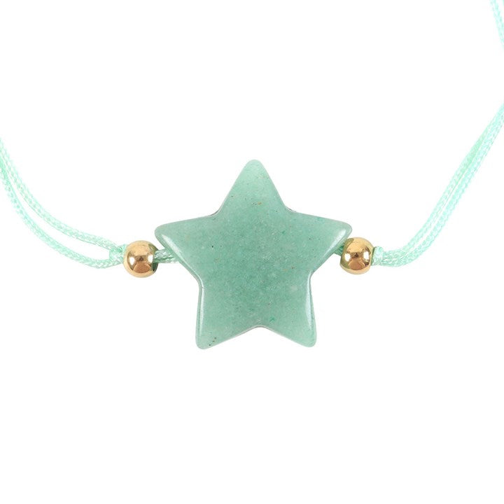 Shine Bright Aventurine Crystal Star Bracelet 14.5cm