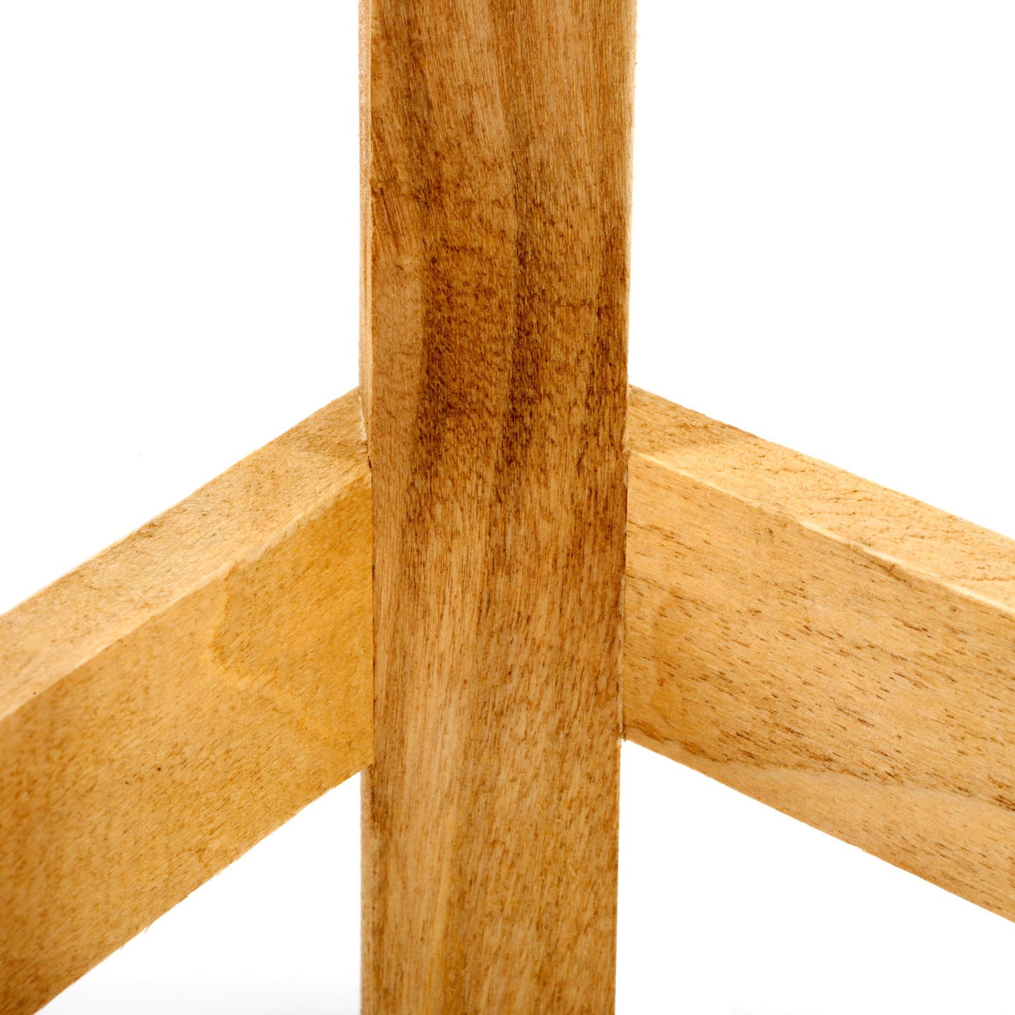 Plain Wood Three Legged Stool Standing at 23cm High