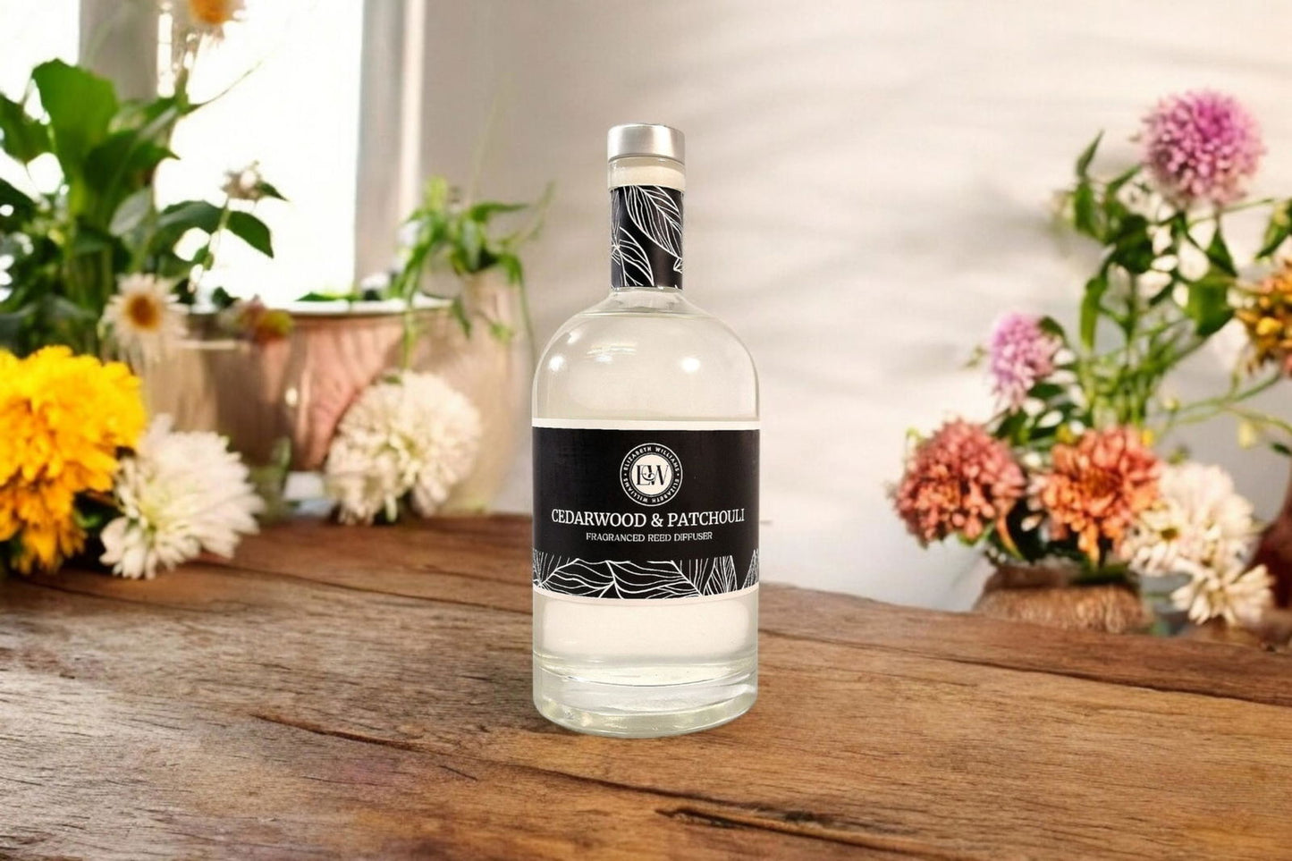 Gin Bottle Cedarwood & Patchouli 1000ml Diffuser