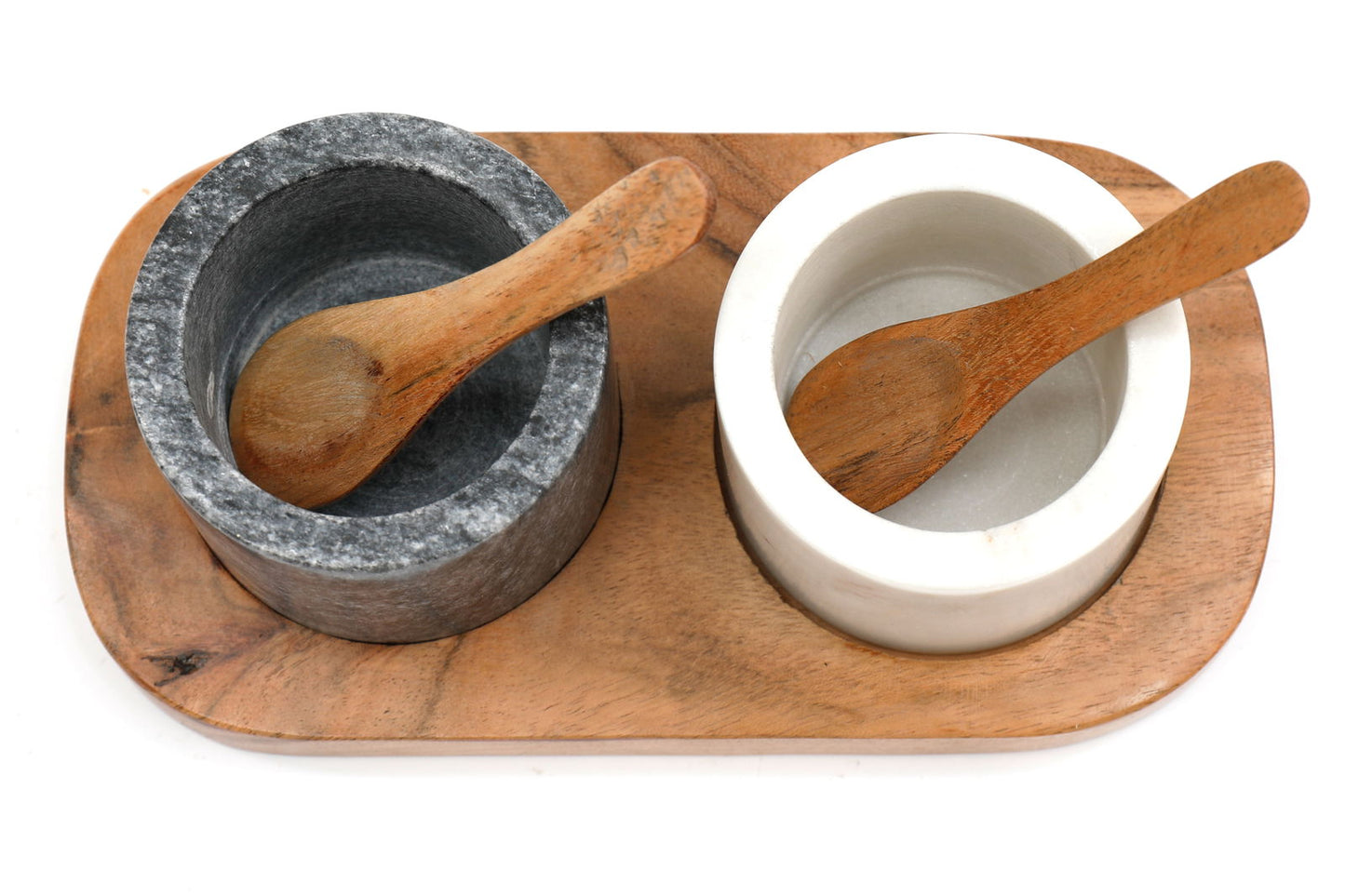 Marble Salt and Pepper Bowls