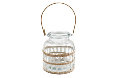 Candle Lantern with Weave