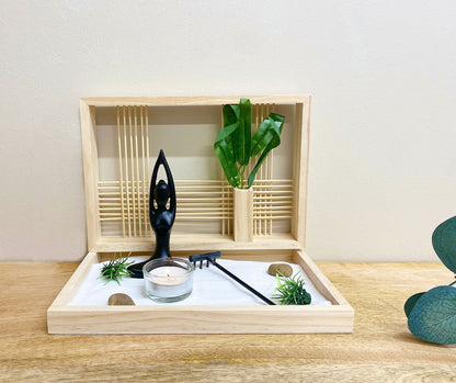 Yoga Woman Zen Garden