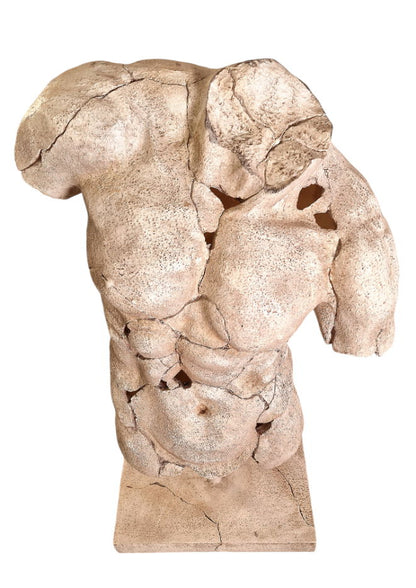 White Torso Ornament on Stand 65cm