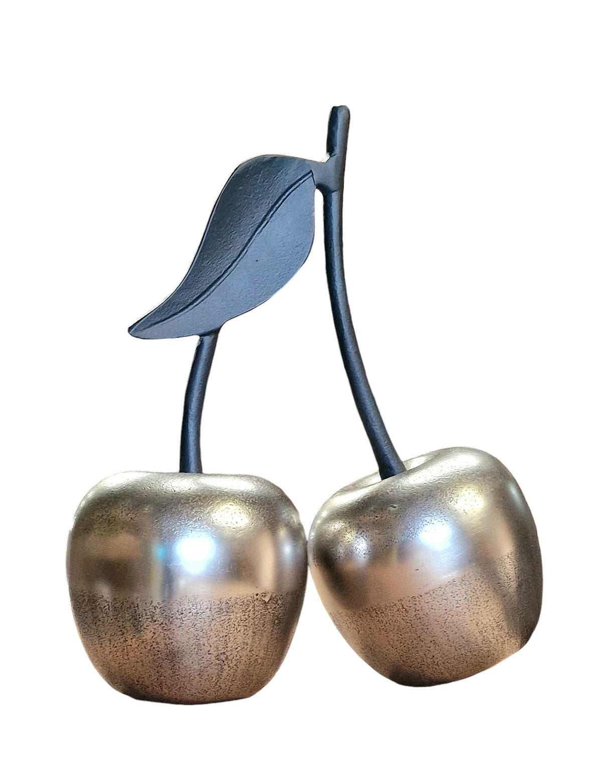 Silver Aluminium Cherry Ornament 31cm