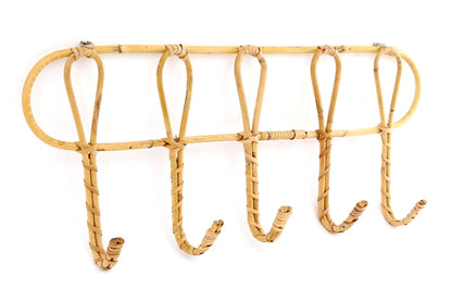 Wall Mounted Rattan Hooks