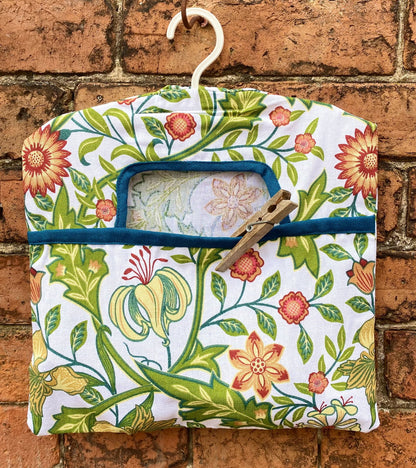 Blue Sussex Peg Bag