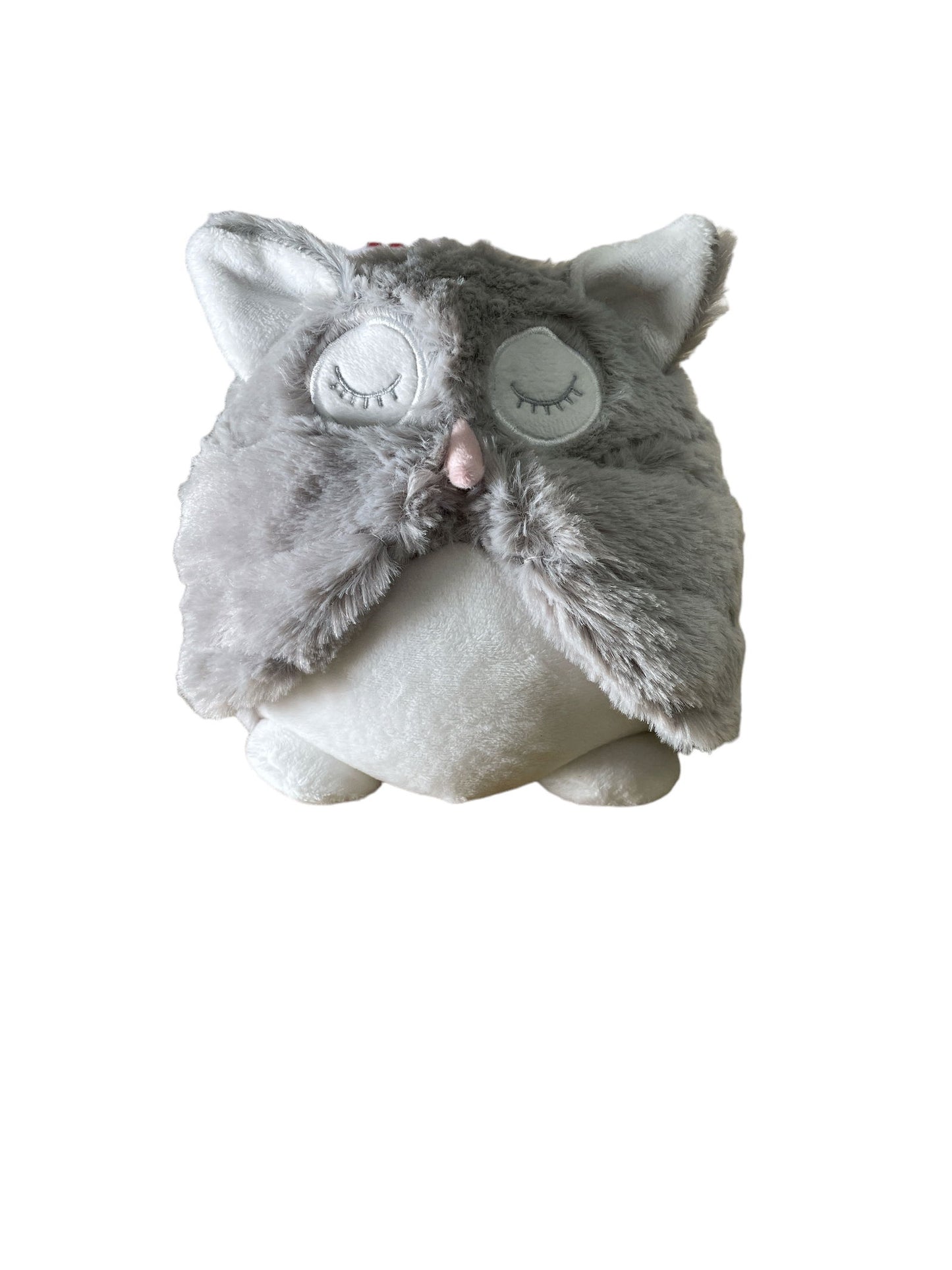 Grey Soft Owl Door Stop