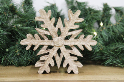 Wooden Snowflake Decoration Small